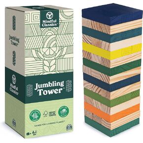 لعبة Mindful Classics، لعبة لوحية عائلية رباعية في صف مع منتجات صديقة للبيئة من الخيزران والبلاستيك المعاد تدويره، للبالغين والأطفال من سن 8 سنوات فما فوق. in Kuwait