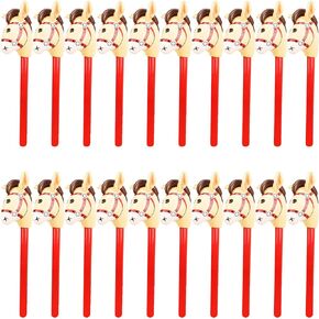 20 Pack Inflatable Stick Horse Inflatable Cowgirl Stick Inflatable Horse Head Stick for Festival Cowboy Themed Party Decoration Supplies in Saudi Arabia