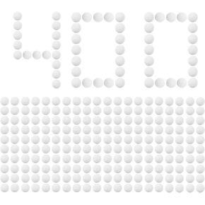 Little Valentine Glow at Dark 400-Round Refill Pack for Nerf Hyper-White in Kuwait