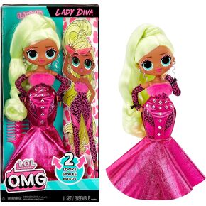 LOL Surprise OMG Lady Diva Fashion Doll with Multiple Surprises Including Transforming Fashions and Fabulous Accessories – Great Gift for Kids Ages 4+ in Saudi Arabia