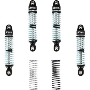 RCAWD TRX4M Shocks 59MM Oil Type 9764 for TRX4M Front Rear Shock 1/18 RC Crawler Upgrades Part Green in Saudi Arabia