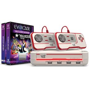 Blaze Evercade Vs Premium Pack +2 Vol White + Evercade Xeno Crisis/Tanglewood Dual Game Cartridge - Electronic Games in Kuwait