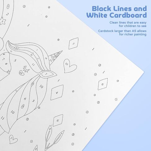 طلاء ناريولار بالأرقام للأطفال الذين تتراوح أعمارهم بين 8 و12 عامًا مع ورق مقوى مطبوع مسبقًا مقاس 7 × 9.5 بوصة، ومجموعتين من أوعية طلاء الأكريليك و3 فرش طلاء، وديكور غرفة الهدايا الحرفية للأطفال، (الأسد والقط) in Kuwait