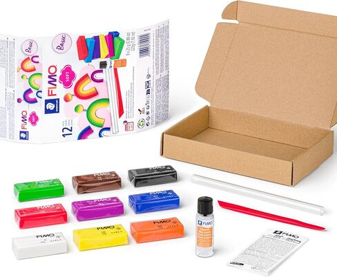 STAEDTLER 8023 C12-3 FIMO قالب صلصال ناعم للفرن 12 × 25 جم - ألوان باستيل in Kuwait