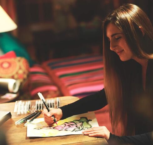 50 Bonus Pack Watercolor Brush Pens Combo Pack, 48 Colors 2 Water Brushes, Flexible Real Nylon Brush Tips, for Watercolor Painting Calligraphy Coloring, Beginner or Artist, Portable, Low Mess in Kuwait