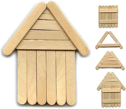 Perfect Stix - Craft PS63-100 Craft Wooden Straight Edge Mini Stick, 2-1/2" Length (Pack of 100) in Saudi Arabia