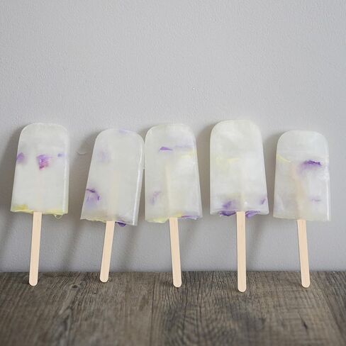 1200 PCS 4.5 Inch Popsicle Stick, Wood Craft Sticks Bulk, Lollipop Sticks, Ice Cream Popsicle Sticks for Craft Waxing Supplies, 4.5 x 0.4 x 0.08 Inch in Kuwait