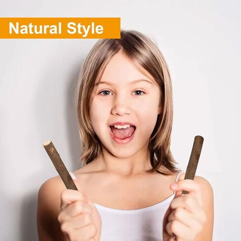 CertBuy 120 Pack Wood Log Sticks 10 CM / 4 Inch, 0.8-1.2 CM in Diameter Twigs for Crafts, Craft Twigs Branch Willow for DIY Crafts, School Projects, Festival Decoration in Kuwait