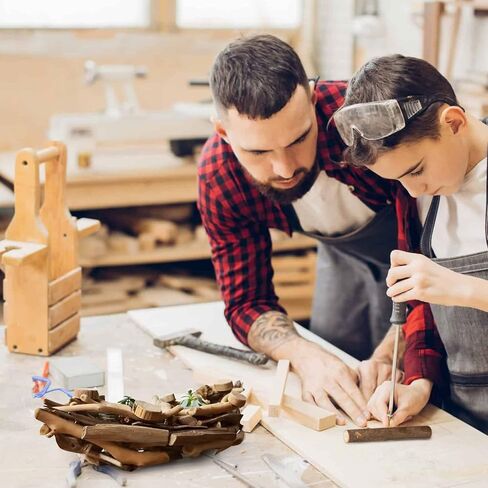 CertBuy 120 Pack Wood Log Sticks 10 CM / 4 Inch, 0.8-1.2 CM in Diameter Twigs for Crafts, Craft Twigs Branch Willow for DIY Crafts, School Projects, Festival Decoration in Kuwait