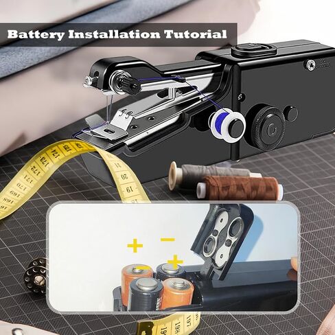 mini sewing machine，Beginners Handheld Sewing Machine, manual portable Quick Sewing Portable Sewing Machine, Electric Handy Sewing Machine, perfect for Beginners Sewing DIY Fabric Cloth Jeans in Saudi Arabia