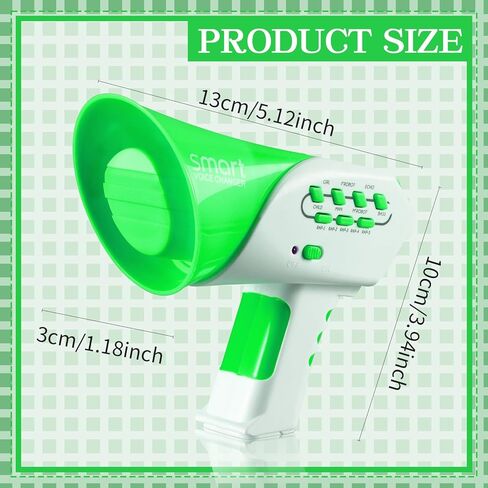 Voice Changer for Kids, Kids Megaphone for Kids Function and 7 Different Sound Effects Voice Changer Ideal Gift for Kids, Teens, Girls, Boys Age 3 Years and up(Green) in Kuwait