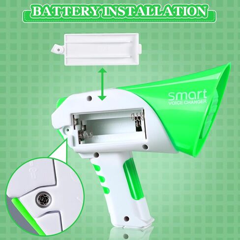 Voice Changer for Kids, Kids Megaphone for Kids Function and 7 Different Sound Effects Voice Changer Ideal Gift for Kids, Teens, Girls, Boys Age 3 Years and up(Green) in Kuwait