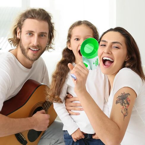 Voice Changer for Kids, Kids Megaphone for Kids Function and 7 Different Sound Effects Voice Changer Ideal Gift for Kids, Teens, Girls, Boys Age 3 Years and up(Green) in Kuwait