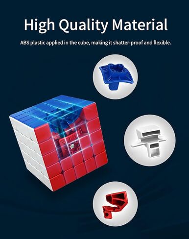 CuberShop Moyu RS4M 2020 مكعب السرعة، ألغاز مكعب سرعة 4x4 مغناطيسي فعال من حيث التكلفة، MFJS Cubing Classroom 4 × 4 مكعب سرعة احترافي بدون ملصقات (RS 4M 2020 بدون ملصقات) مكعب الميزانية in Kuwait