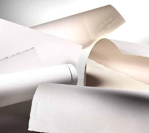 Arches - Watercolour Paper Block - 7" x 10" - 20 Sheets - 300gsm - Rough - Acid Free - White in Saudi Arabia