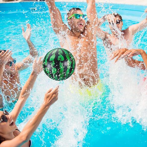 2 Pieces Swimming Pool Diving Balls, 9 Inch Underwater Pool Toy Ball with Hose Adapter, for Under Water Passing, Dribbling, Diving, Pool Game for Teen Adult(Basketball and Soccer Style) in Saudi Arabia