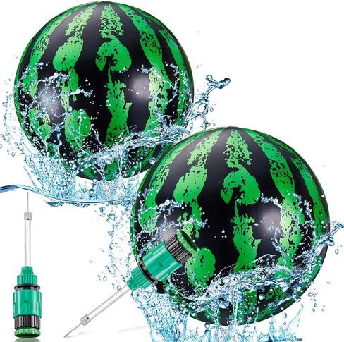 2 Pieces Swimming Pool Diving Balls, 9 Inch Underwater Pool Toy Ball with Hose Adapter, for Under Water Passing, Dribbling, Diving, Pool Game for Teen Adult(Basketball and Soccer Style) in Saudi Arabia