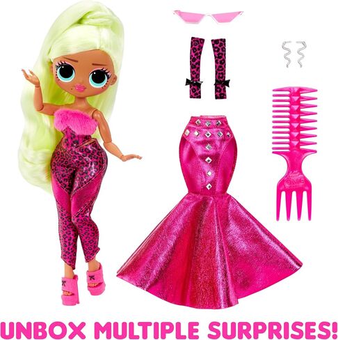 LOL Surprise OMG Lady Diva Fashion Doll with Multiple Surprises Including Transforming Fashions and Fabulous Accessories – Great Gift for Kids Ages 4+ in Saudi Arabia