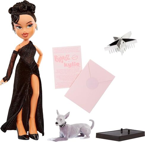 Bratz x Kylie Jenner Night Fashion Doll with Evening Gown, Pet Dog, and Poster in Saudi Arabia