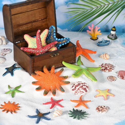 ZAUGONTW 14 Pieces Diving Starfish Pool Toy, Colorful Starfish Set Summer Swimming Diving Toys Set, Starfish Sea Animals Set, Dive Throw Toy Set Underwater Swimming Toy in Saudi Arabia