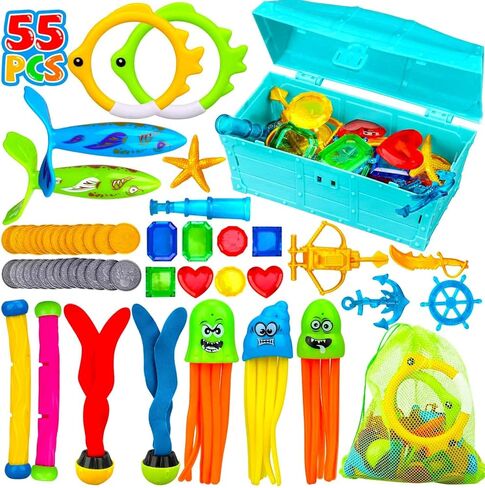 لعبة الحياة 16 قطعة من ألعاب السباحة في حمام السباحة للأطفال، ألعاب السباحة للأطفال، ممارسة الغوص، ألعاب السباحة مع حمام السباحة، طوربيد مزلق، سمك القرش، حمام السباحة، حورية البحر، ألعاب الغوص تحت الماء، ألعاب مائية للأولاد والبنات in Kuwait