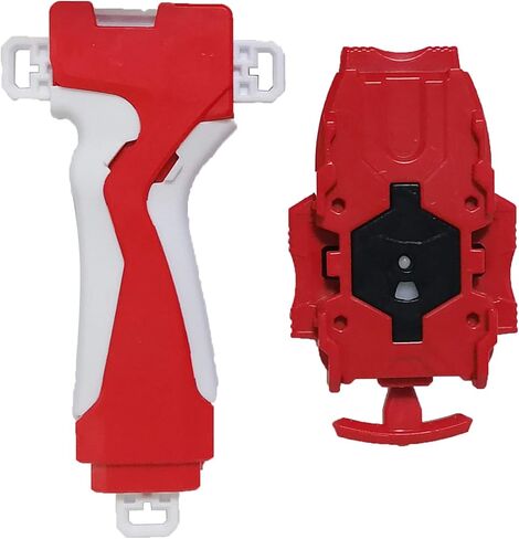 Speder Bey Gyro Blades Launcher and Grip Burst, Light Sparking Battling String Launcher Gyro Right Spin TopToys Accessories(Red) in Kuwait