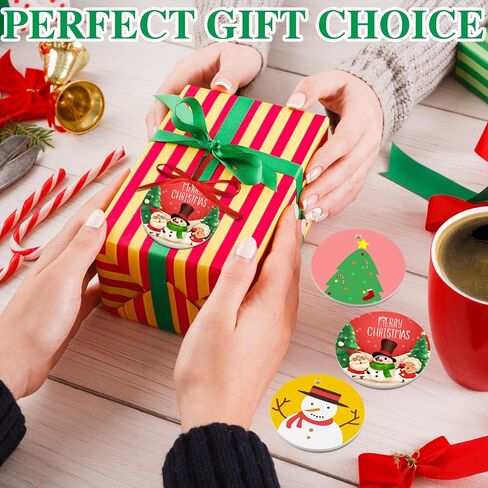 Soaoo 100 Pcs Sublimation Ornament Blanks 3 Inch Round Ceramic Christmas Ornaments White Ceramic Ornaments DIY Blank Hanging Ornaments Bulk with Red Satin Ribbon for Craft Christmas Tree Decor in Saudi Arabia
