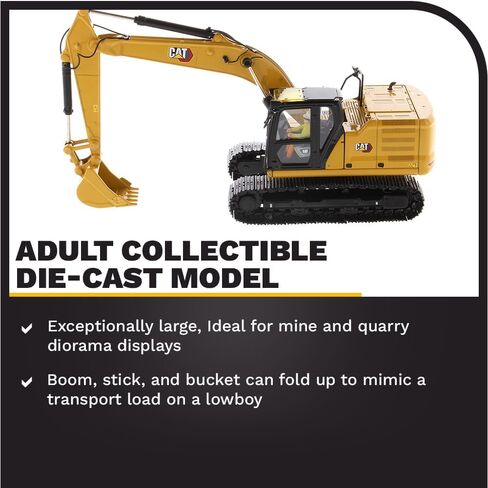 Diecast Masters 1:50 Caterpillar 320 Hydraulic Excavator | High Line Series Cat Trucks & Construction Equipment | 1:50 Scale Model Diecast Collectible | Diecast Masters Model 85569 in Saudi Arabia