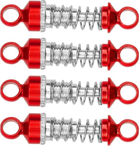 4Pack Vgoohobby 1/28 Shock Absorber Damper Suspension Shocks Upgrade Parts Compatible with WLtoys 1/28 284131 K979 K989 K999 RC Car (Blue) in Kuwait