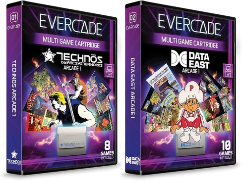 Blaze Evercade Vs Premium Pack +2 Vol White + Evercade Xeno Crisis/Tanglewood Dual Game Cartridge - Electronic Games in Kuwait