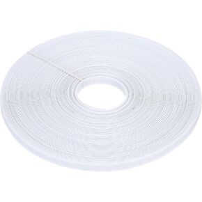 PATIKIL 4mm x 50 Yards Polyester Boning, 1 Roll High-Density Boning for Handmade Dolls Hats Handbags Wedding Dresses, Black