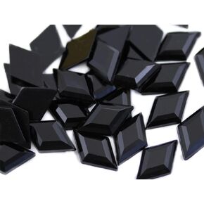 11x18mm Flat Back Diamond Acrylic Rhinestones Plastic Gems for Jewelry Making Costume Jewels Cosplay Embelishments - 35 Pieces (Red Ruby H103)