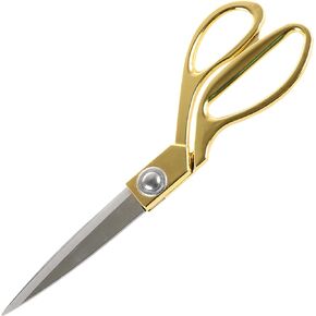 Stainless Steel Scissors Gold Scissor Professional Heavy Duty Sharp Scissors 10.5" Scissors All Purpose Fabric Scissors Professional Sharp Scissors Heavy Duty Craft Scissors Heavy Blades Scissors