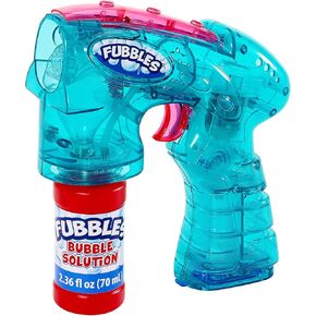 لعبة قاذفة الفقاعات المضيئة للأطفال من ليتل كيدز فابلز تنفخ الكثير من الفقاعات تتضمن محلول الفقاعات ، لون أزرق مخضر in Kuwait