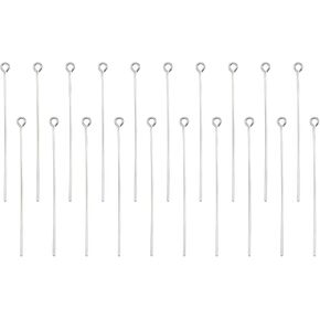 TAODAN Eye Pin 200pcs 1.96inch/50mm 304 Stainless Steel Open Eyepins Headpins for Jewelry Necklace Making in Saudi Arabia