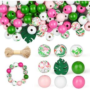 450 Pieces Christmas Wooden Beads, Christmas Snowman Wood Beads with 6 Different Cuty Face, DIY Crafts Beads, Christmas Crafts, Wooden Beads Ornament for Decoration Bracelets Pendants, Present Gifts