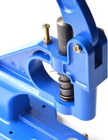 Yalando 1 قطعة آلة ضغط اليد الزرقاء و5 مجموعات غطاء مزدوج المسامير يموت قالب أداة اليدوية الجلود الحرفية DIY بها بنفسك لوازم in Kuwait