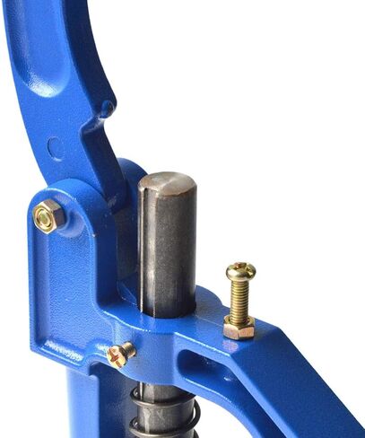 Yalando 1 قطعة آلة ضغط اليد الزرقاء و5 مجموعات غطاء مزدوج المسامير يموت قالب أداة اليدوية الجلود الحرفية DIY بها بنفسك لوازم in Kuwait