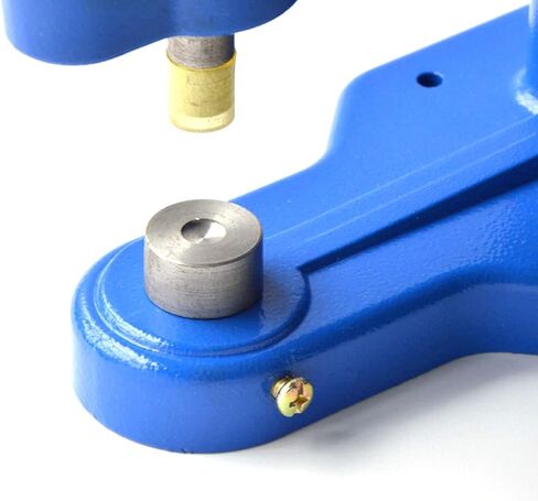 Yalando 1 قطعة آلة ضغط اليد الزرقاء و5 مجموعات غطاء مزدوج المسامير يموت قالب أداة اليدوية الجلود الحرفية DIY بها بنفسك لوازم in Kuwait