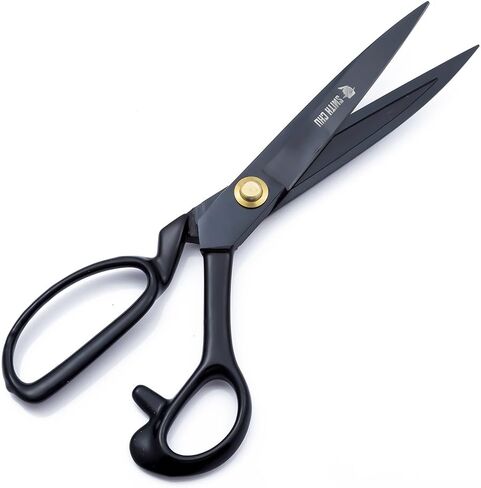 SMITH CHU Sewing Scissors-Heavy Duty Tailor Scissors Shears for Fabric,Leather,Raw Materials,Dressingmaking,Altering-Professional Upholstery Shears for Dressmakers Students Office Crafting (10 inch) in Kuwait
