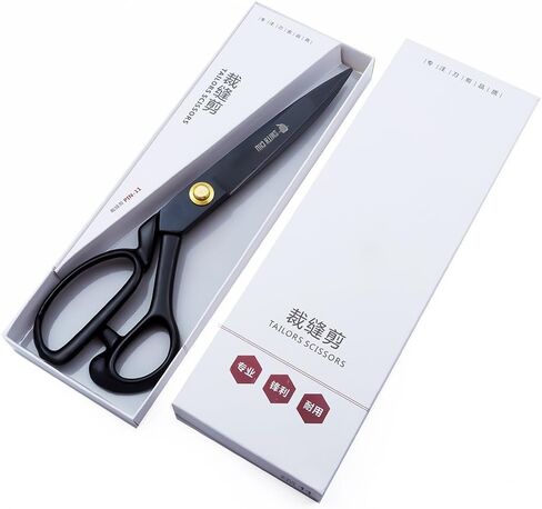 SMITH CHU Sewing Scissors-Heavy Duty Tailor Scissors Shears for Fabric,Leather,Raw Materials,Dressingmaking,Altering-Professional Upholstery Shears for Dressmakers Students Office Crafting (10 inch) in Kuwait