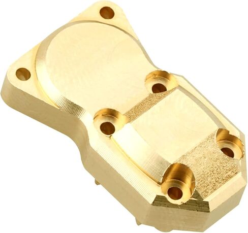 Hobbypark Brass Wheel Weights Hex Adapter Brass Diff Cover Front Rear Heavy Duty for All Axial SCX24 Upgrades 1/24 RC Crawler Car (Black-Gold) in Saudi Arabia