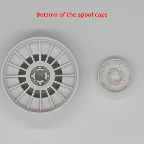 مجموعة كاب المغني بكرة قطعتين ، تناسب معظم 2000 ، 4000 ، 5000 ، 6000 ، 7000 آلات خياطة للمغنية - 3 أحجام مختلفة من أغطية بكرة بديلة (0.79 ، 1.18 و 1.73 بوصة) من Apartment ABC in Kuwait