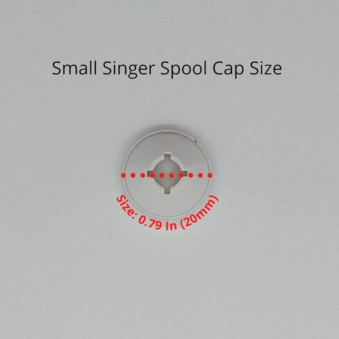 مجموعة كاب المغني بكرة قطعتين ، تناسب معظم 2000 ، 4000 ، 5000 ، 6000 ، 7000 آلات خياطة للمغنية - 3 أحجام مختلفة من أغطية بكرة بديلة (0.79 ، 1.18 و 1.73 بوصة) من Apartment ABC in Kuwait