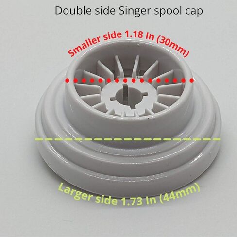 مجموعة كاب المغني بكرة قطعتين ، تناسب معظم 2000 ، 4000 ، 5000 ، 6000 ، 7000 آلات خياطة للمغنية - 3 أحجام مختلفة من أغطية بكرة بديلة (0.79 ، 1.18 و 1.73 بوصة) من Apartment ABC in Kuwait