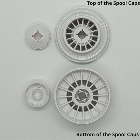 مجموعة كاب المغني بكرة قطعتين ، تناسب معظم 2000 ، 4000 ، 5000 ، 6000 ، 7000 آلات خياطة للمغنية - 3 أحجام مختلفة من أغطية بكرة بديلة (0.79 ، 1.18 و 1.73 بوصة) من Apartment ABC in Kuwait