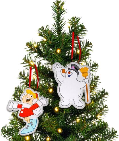 مجموعة الزينة DIY Frosty The Snowman من Screen Legends - حزمة مع مجموعة أدوات الزينة Frosty DIY مع اللباد والخيط والمزيد من الملصقات الإضافية | زينة عيد الميلاد DIY in Kuwait