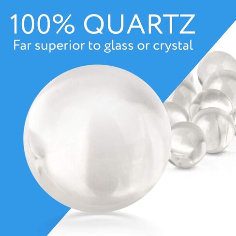 20 Pack - Quartz Pearl Beads Balls, 6mm OD Clear Quartz Pearls in Saudi Arabia