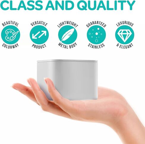 علب شموع مربعة سوداء من هارتس آند كرافتس 8 أونصة مع أغطية - 24 عبوة من برطمانات الشموع السائبة لصنع الشموع والفنون والحرف اليدوية والتخزين والهدايا والمزيد - برطمانات شموع فارغة بأغطية in Kuwait