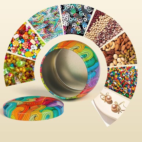 WINORD Ocean Wavy Series Candle Tins 4.4 oz, Bulk Candle Making Tins 24 Piece Candle Containers, Wholesale Empty Candle Jars for Candle Making in Saudi Arabia